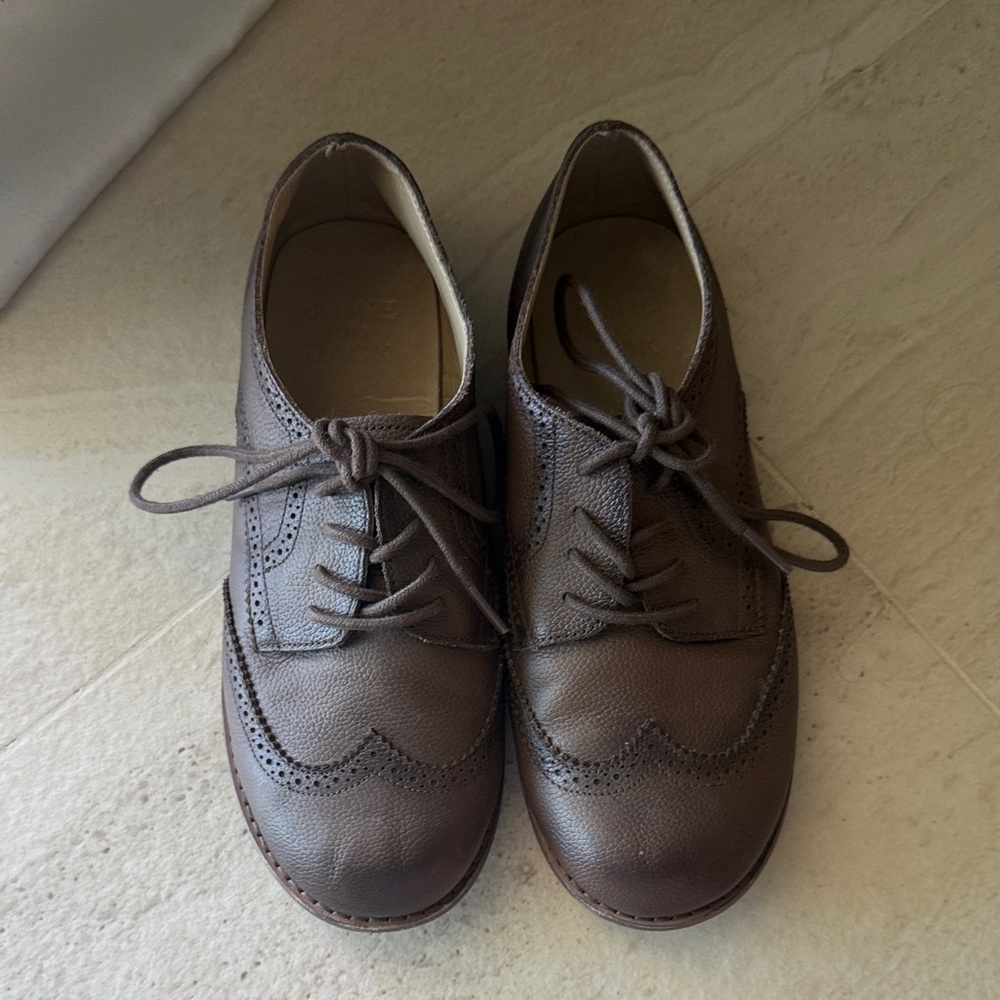Janie and Jack Brown Dress Shoes for Kids